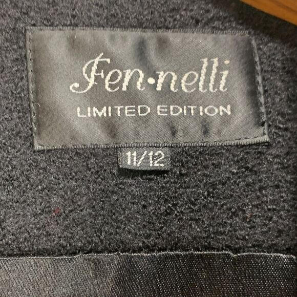 VINTAGE Fennelli Limited Edition Wool Jacket With Scarf - Picture 5 of 10